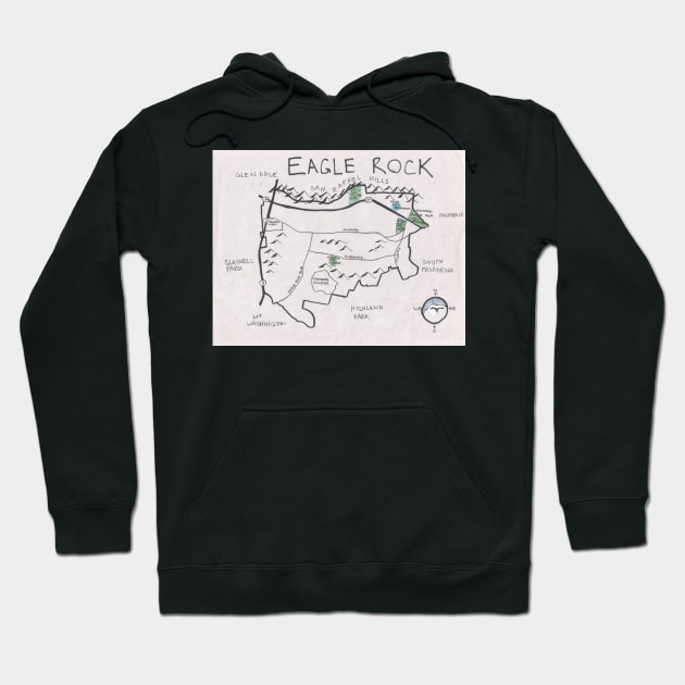 Eagle Rock Hoodie by PendersleighAndSonsCartography